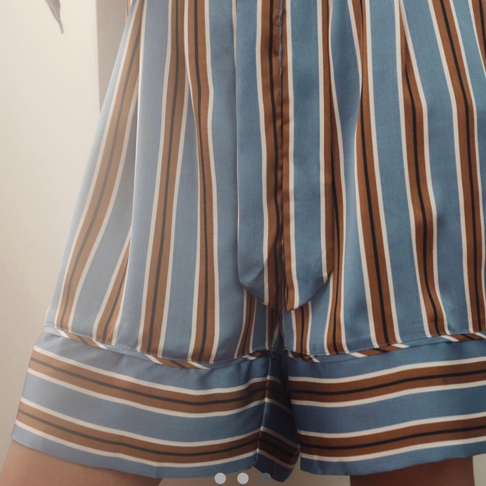 By Anthropologie belted pajama romper NWT X-small - Picture 3 of 5